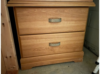 Two Drawer Night Stand - 23' X 25 1/2' X 16'