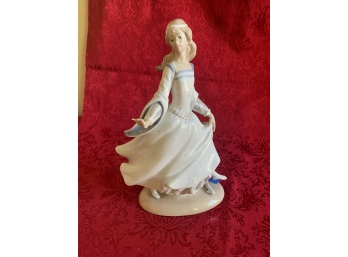 Princess Porcelain Figurine - 10' H Lladro (Cinderella)