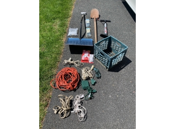 Crate Of Garage Items