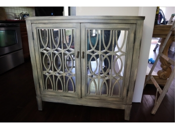 Bassett Furniture Mirrored Cabinet 36' H X 36' W X 13 3/4' D
