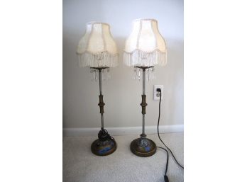 Pair Of Lamps  - Overall 30' H