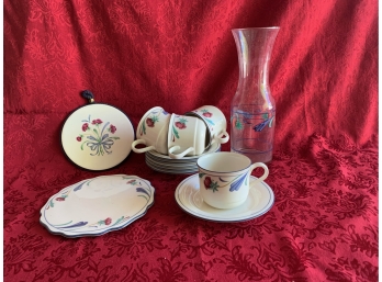 Misc Teacups & Glass Container