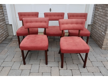 Set Of 5 Upholstered Chairs Dining Chairs - Schwartz Showroom - Dabney Chair 33' H