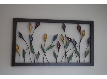 Tulips - Metal Work Wall Hanging 20 1/2' X 36'