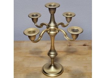 Vintage 5 Arm Candelabra 10' Tall - Marked Made In England