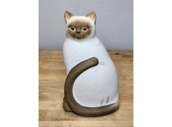 Vintage Porcelain Cat Silvestri Figure 8'