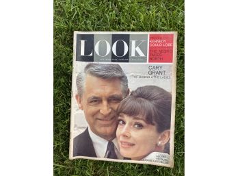 LOOK Magazine December 17,1963 Cary Grant  Audrey Hepburn Kennedy