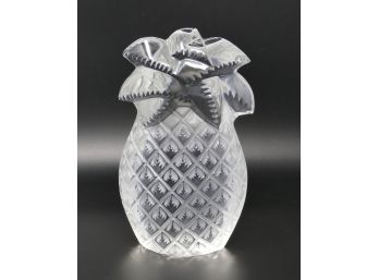 Baccarat Crystal Pineapple (Ananas) Paperweight - Never Displayed, In Original Box