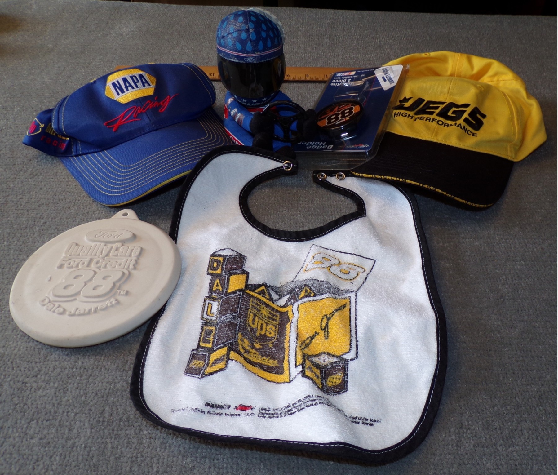 Vintage NASCAR Items, Dale Jarrett #88 & Michael Waltrip