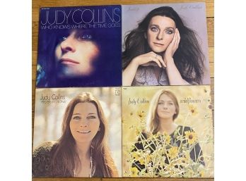 LOT OF 4 JUDY COLLINS VINYL RECORDS IN VG OR BETTER CONDITION