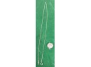 Sterling Silver Necklace 18 Inches Long And Charm 4g 925  00GZ