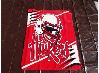 Huskers Plush Blanket By The Northwest Company