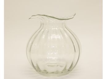 Glass balloon vase