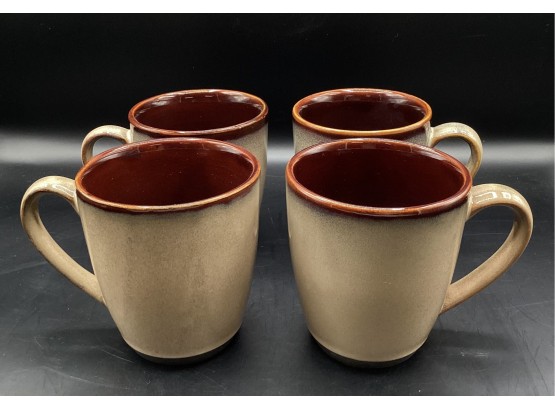 Sanyo Nova Brown Coffee Mugs- Set Of 4