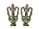 Mid-Century Hand Painted Italian Table Lamp Bases (Set Of 2) - #S10-2