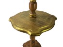 Mid-Century Gilded Side Table Floor Lamp (WORKS) - #FF