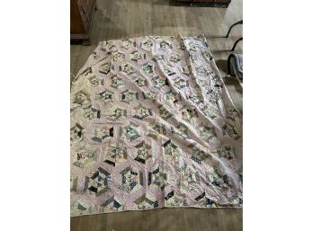 2 Antique Quilts And Pillow
