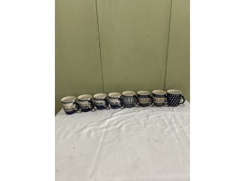 8 Assorted Coffee Mugs