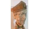 Fabulous 18 1/2'  Hand Carved  19th  Century  Wooden Theatre Puppet
