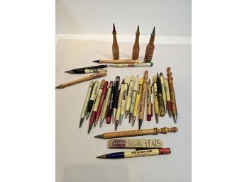 Advertising Pens And Pencils Lot