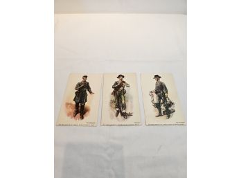 Confederate Officers Post Card Lot
