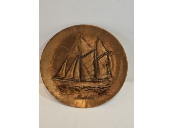 Wendell August Limited Edition Bronze Plate Of The Mathilda