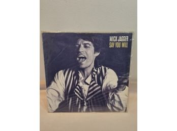 Mick Jagger Say You Will Record Album Lp 1987
