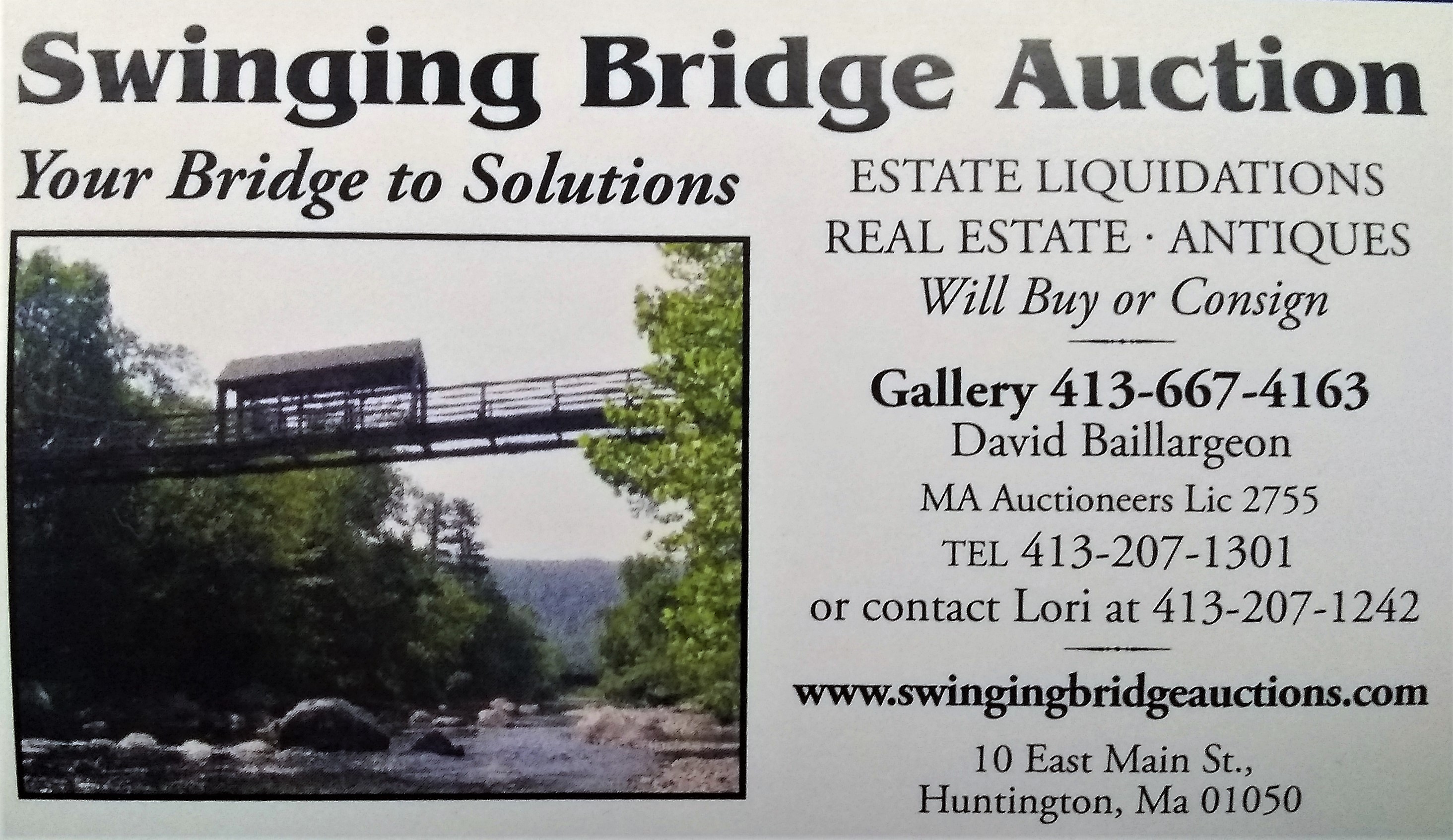 Swinging Bridge Auctions | AuctionNinja