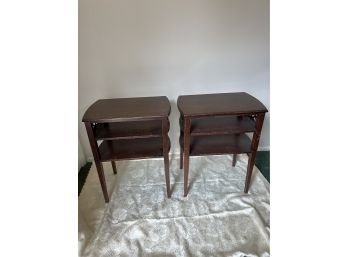 Vintage Wooden End Tables