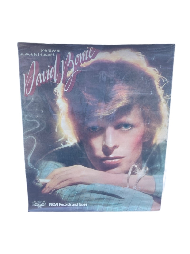 Vintage ORIGINAL 1970s David Bowie Promo Poster