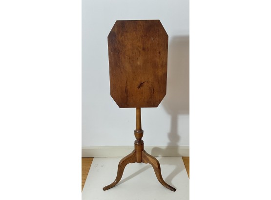 Antique New England Tiger Maple & Birch Tip Top Table