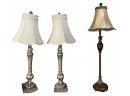 Three Candlestick Lamps