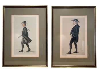 Two Vintage Framed Prints Of George Howard Wilkinson & Thomas Beard - Vanity Fair 1891
