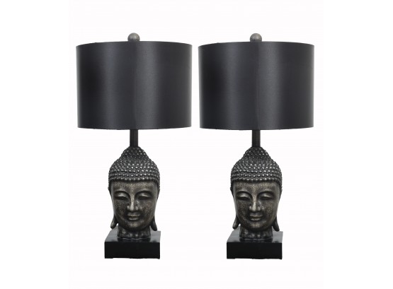 Safavieh Golden 25 Inch H Buddha Table Lamps- A Pair