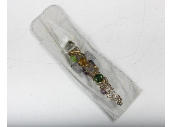 Jeweled Handled Glass Knife From B Altman