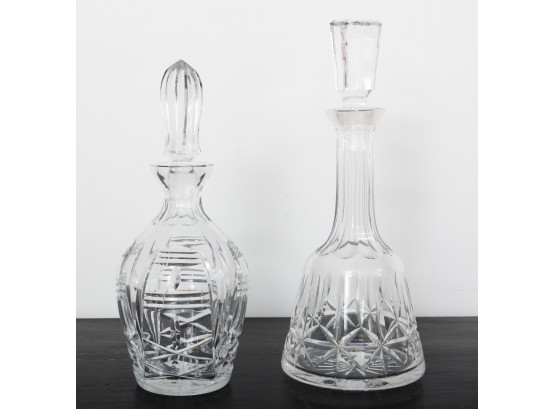 Pair Of Crystal Decanters And Stoppers