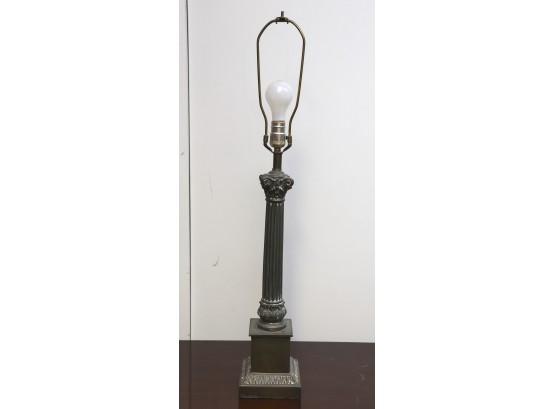Brass Greek Revival Lamp