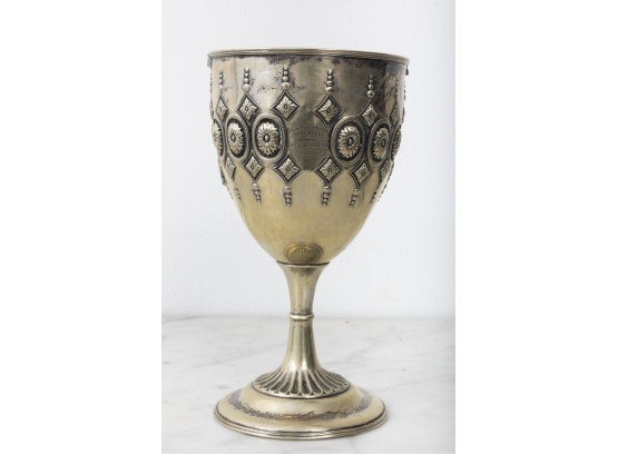 Antique Solid Silver Goblet Circa 1871