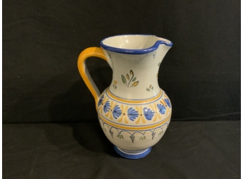 Faience Pitcher