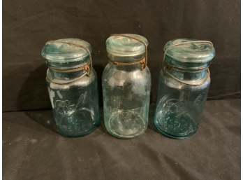 Aqua Canning Jars