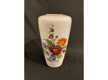 Bavarian Porcelain Floral Vase