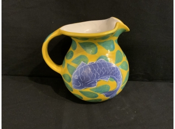 Lusser Pottery Fish Pitcher