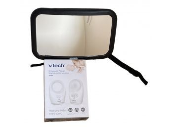 Pre Owned Vtech Enhanced Range Digital Audio Monitor Plus Baby Car  Mirror