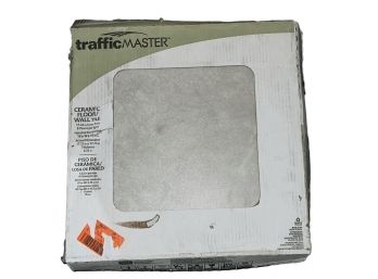 Premium Traffic Master Portland Gray 18'  Porcelain Ceramic Wall & Floor Tile. 3 Boxes