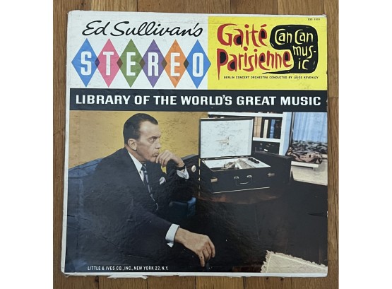 West Side Story Ed Sullivan's Stereo Library Of The World's Great Music Songs And Music Vinyl Record