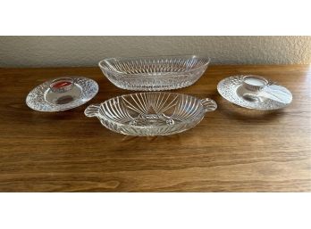 Crystal And Glass Serving Dishes