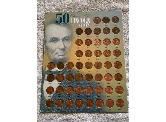 50 Years Of Lincoln Cents Collection