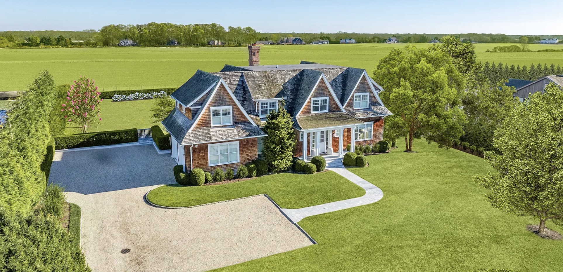 Water Mill, NY Hamptons Estate: Restoration Hardware, Verellen, Made Goods, Bernhardt, Visual Comfort Luxury Furnishings