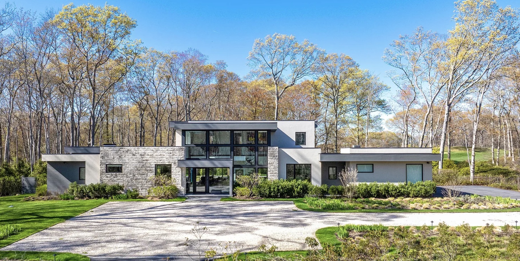 Stunning Sag Harbor, NY Modern Compound: A House Built for Guests  Warhol on the Walls, Jukebox in the Corner